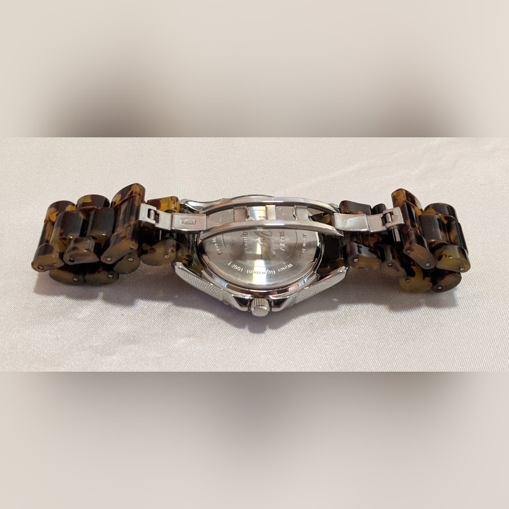 Armitron Now Women's Quartz Watch Crystal Bezel New Battery 75/3935SV WR 100ft - Picture 7 of 9